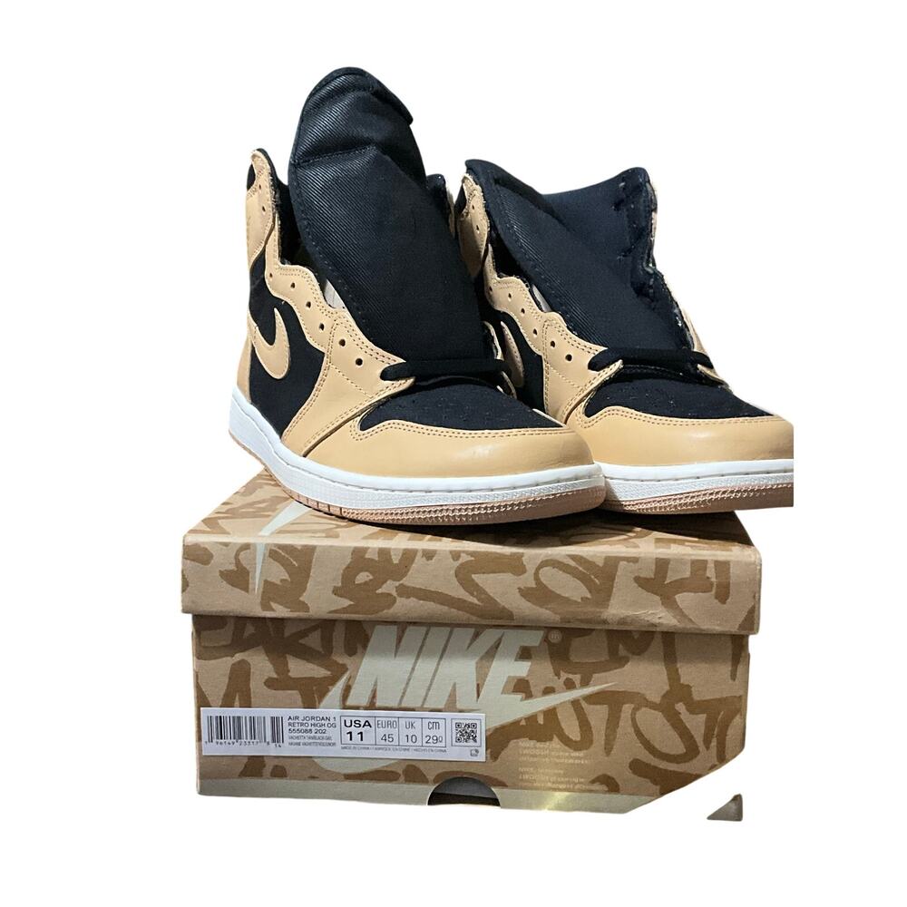 Air Jordan 1 Retro High OG Heirloom 555088-202 Size 11 NIB Vachetta Tan